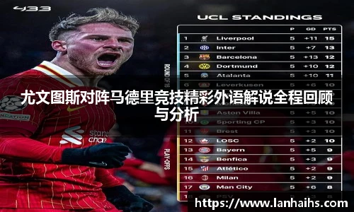 尤文图斯对阵马德里竞技精彩外语解说全程回顾与分析